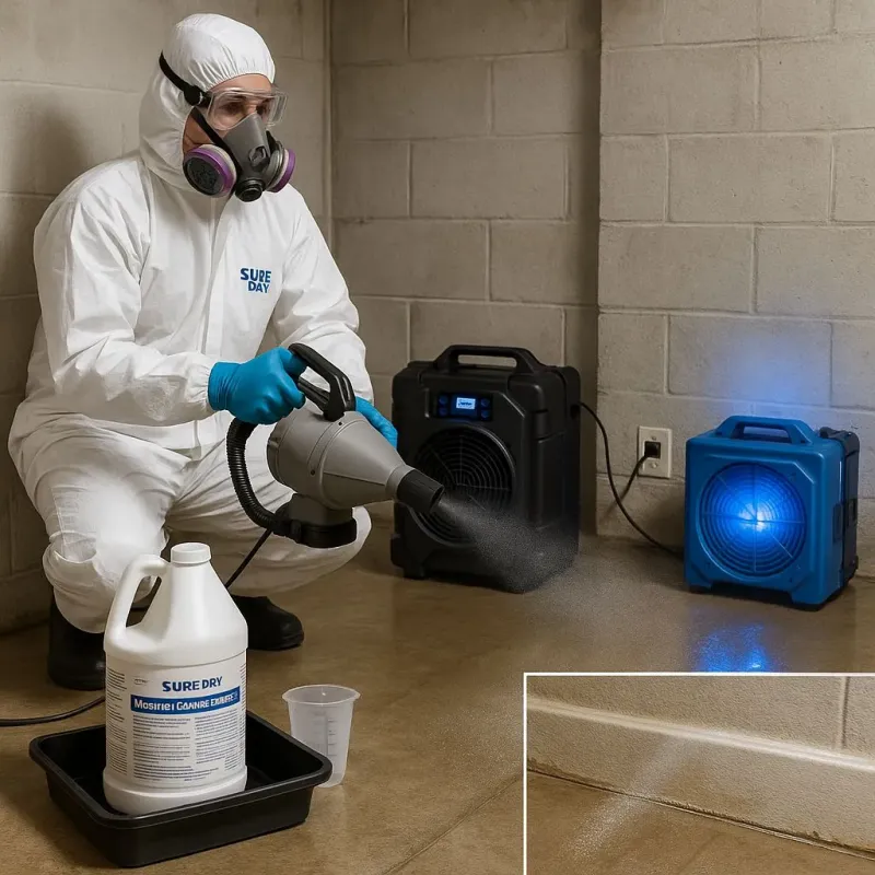 Sanitization and Odor Removal process in Spencer, OK